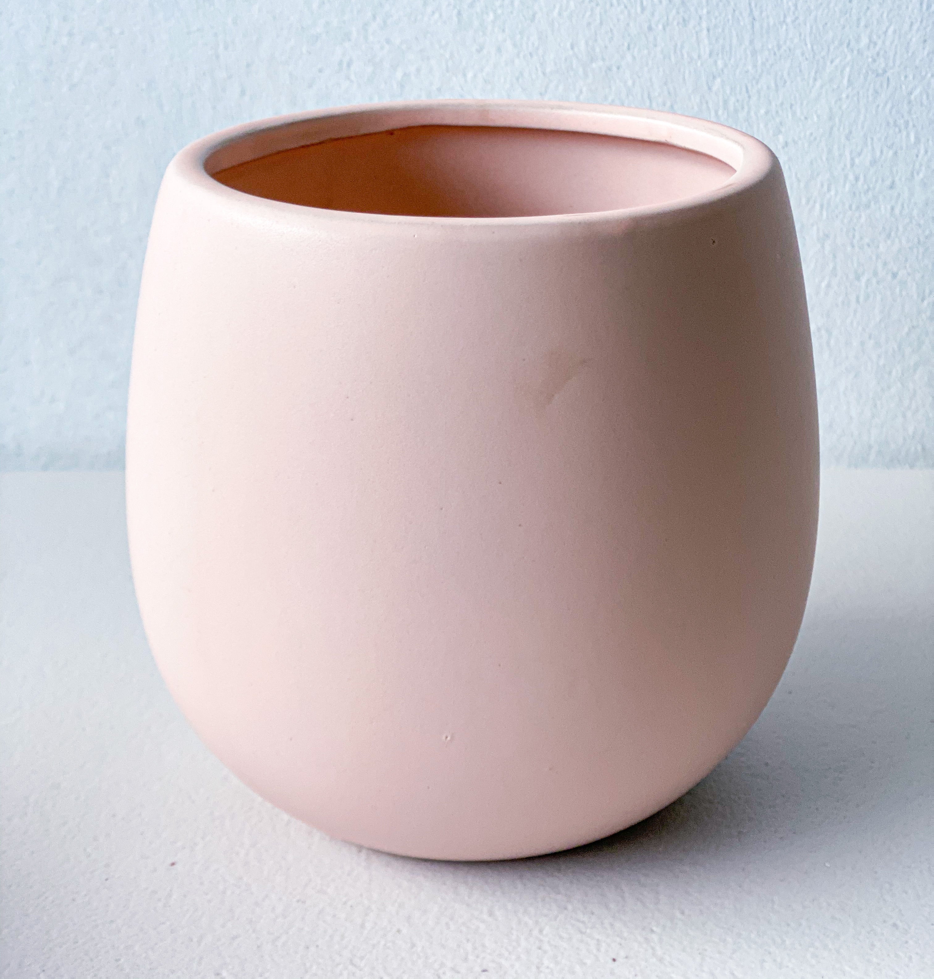 Mia Planter - Medium | Matte Nude Pink