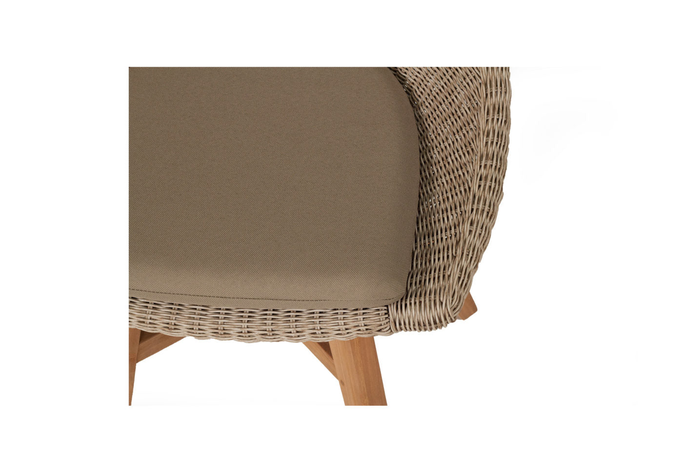 Beach House Outdoor Dining Chairs - Set of Two | Mushroom - Coastal Furniture - Magnolia Lane