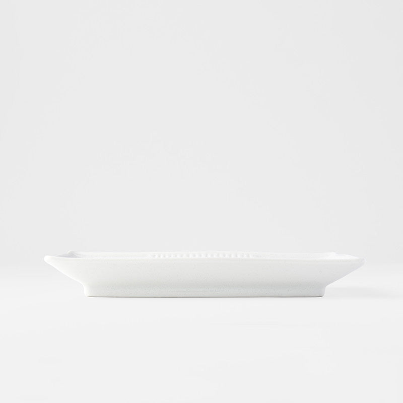 Sushi Plate 21cm | Pure White Glaze-Made in Japan-Magnolia Lane