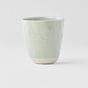 Lopsided Tea-mug - Large S2 | Tomei Blue & Bisque - Made in Japan - Magnolia Lane