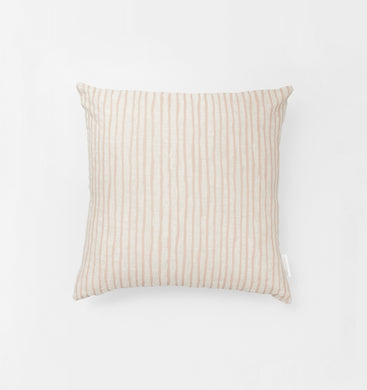 Linear Square Cushion | Fawn