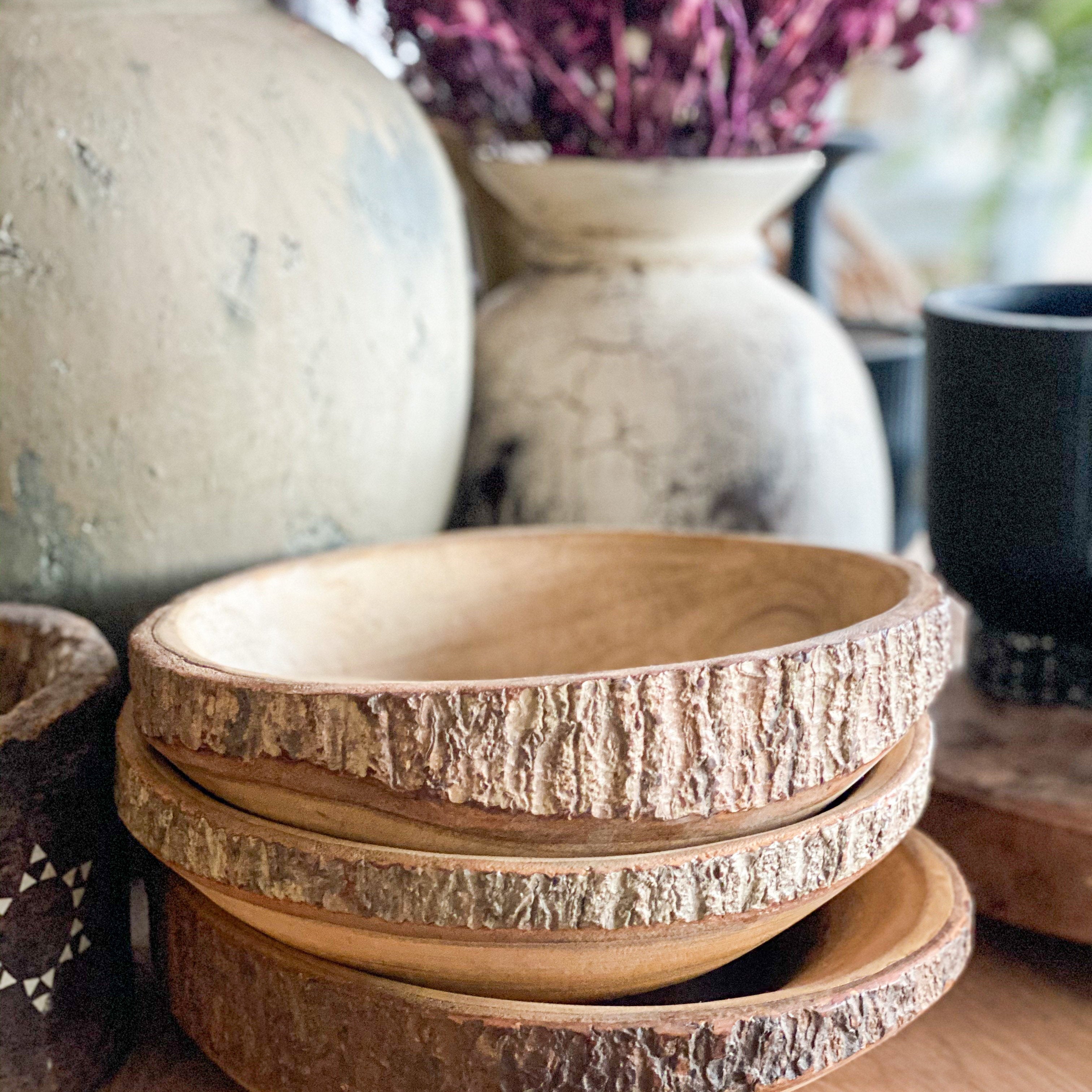 Mango Wood Rough Cut Bowl - Magnolia Lane