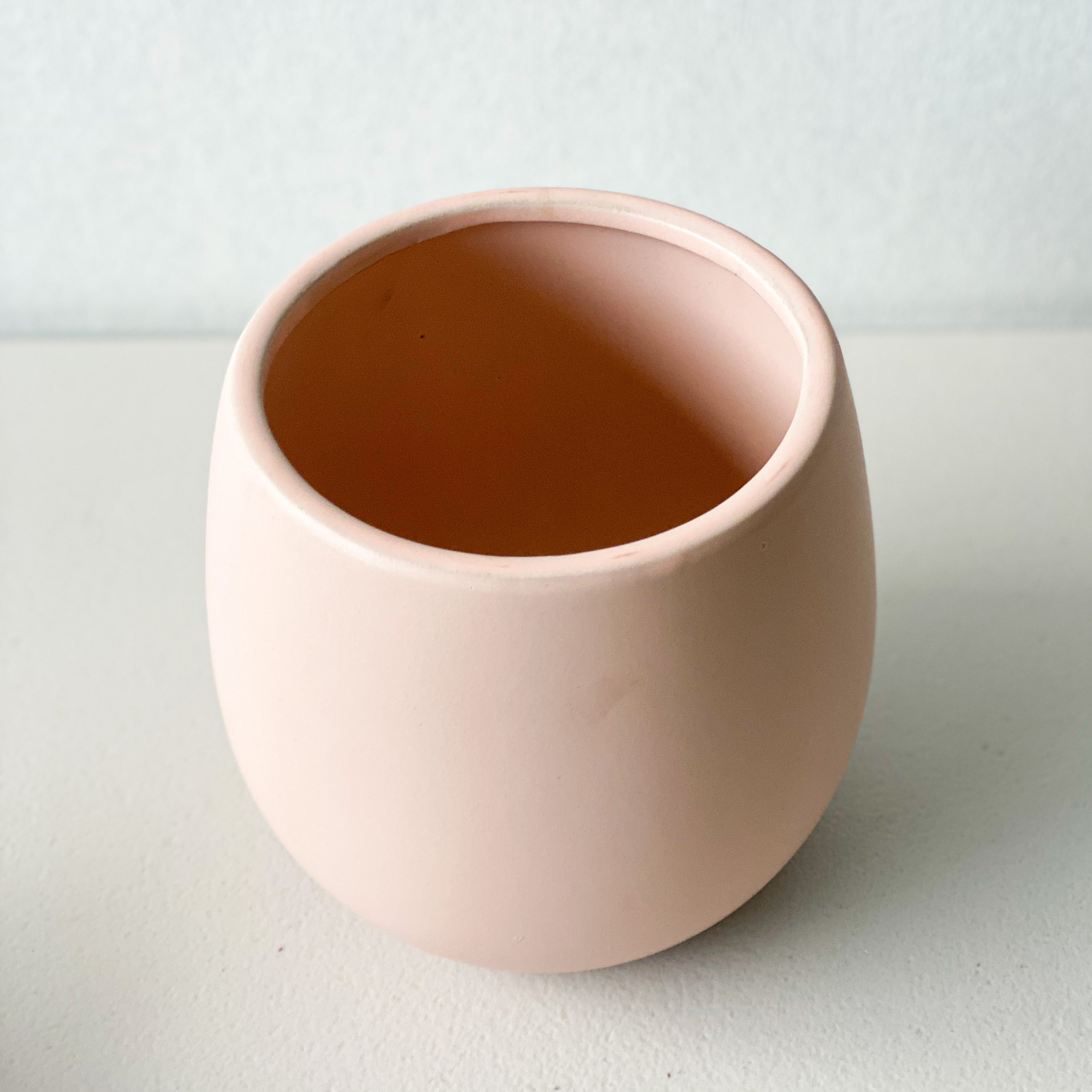 Mia Planter - Medium | Matte Nude Pink