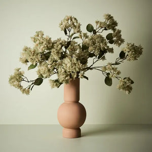Isobel Vase in Nude shade, modern design home decor, Magnolia Lane Homewares