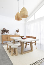 Load image into Gallery viewer, Costa ivory coast eterrazzo stool, Magnolia Lane coastal dining room furntiure
