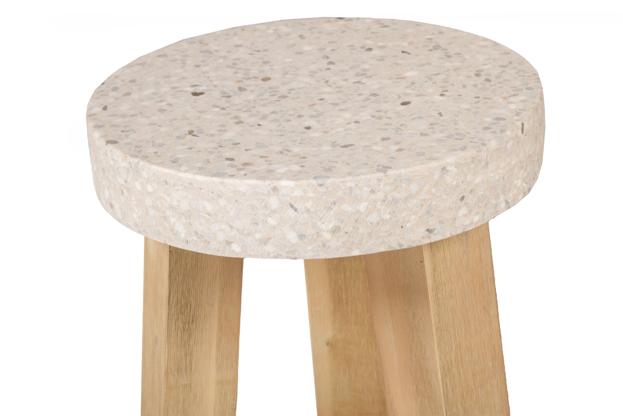 Costa ivory coast eterrazzo stool, Magnolia Lane 6