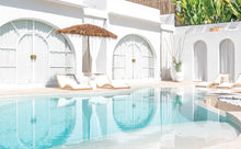 Load image into Gallery viewer, Mykonos sun lounger in white by Uniqwa, Mangolia Lane resort style living
