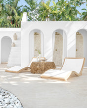Load image into Gallery viewer, Mykonos sun lounger in white by Uniqwa, Mangolia Lane luxury resort style living