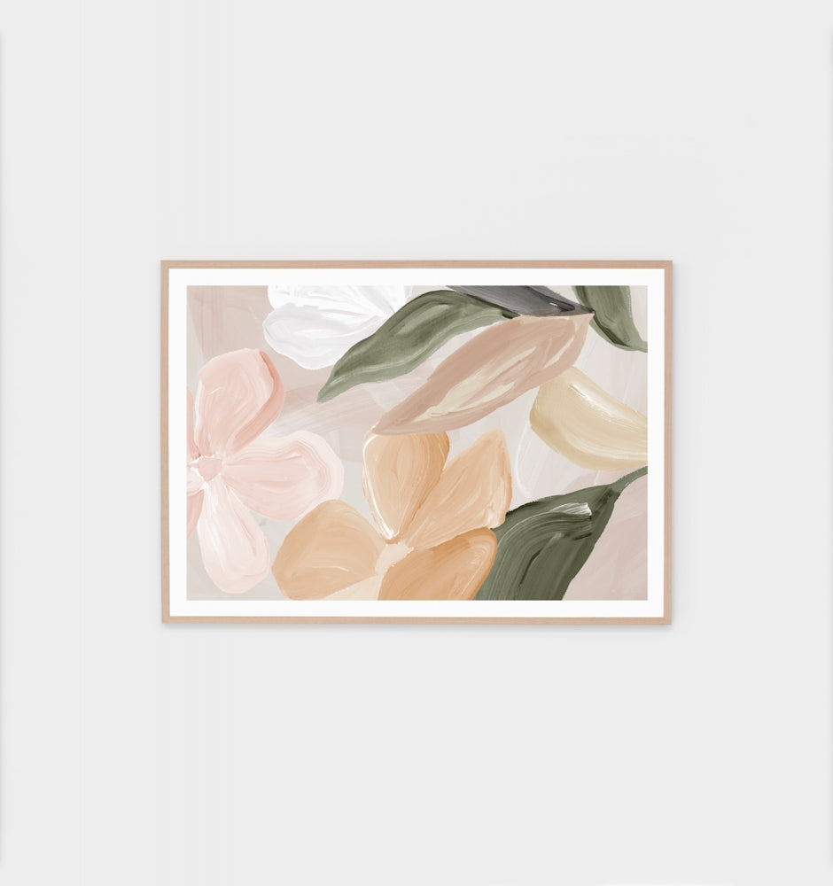 Painterly Bouquet 1 Framed Print-Magnolia Lane