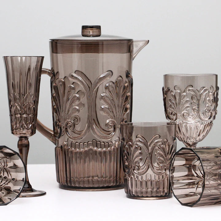 Pavilion Acrylic Tumbler S2 | Smoke - Magnolia Lane acrylic drinkware, picnic accessories 8