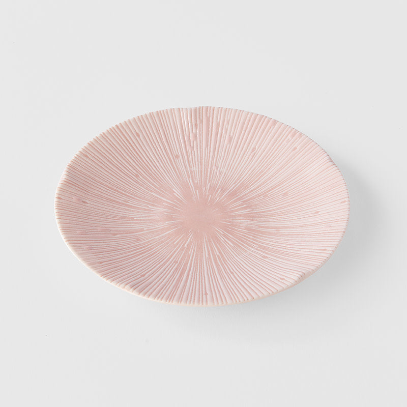Small pink ceramic plate from our artisan ceramic range, made in Japan | Magnolia Lane ceramics 1