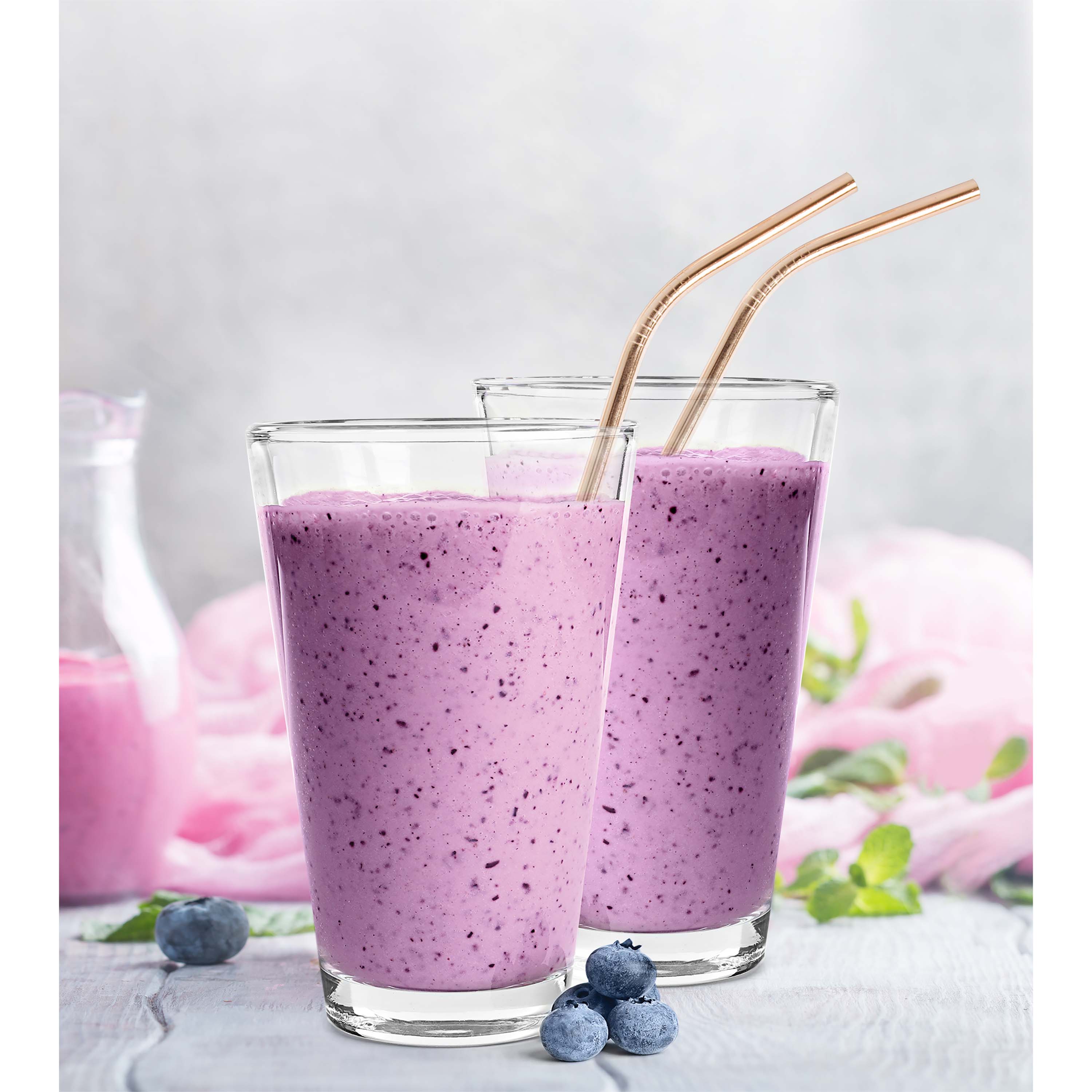 Reusable Metal Straws S4 - Metallic Assort Silver + Gold - Magnolia Lane