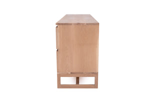 Sunrise rattan and American Oak six door bedroom chest of drawers, Magnolia Lane coastal bedroom furniture 5
