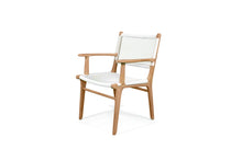 Load image into Gallery viewer, Resort open weave dining armchair in white, Magnolia Lane full outdoor furniture 6