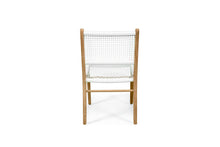 Load image into Gallery viewer, Resort open weave dining chairs in white, Magnolia Lane full outdoor coastal furniture1