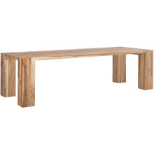 Load image into Gallery viewer, Indoor and outdoor timber dining table, Hamali Block Dining Table by Uniqwa  Collections available through Magnolia Lane