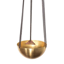 Load image into Gallery viewer, Small Brass Hanging Bowl - Magnolia Lane