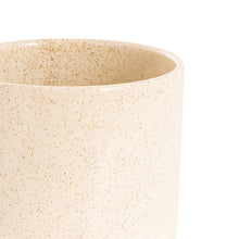 Load image into Gallery viewer, Speckled duo ceramic post in sand and cream, Magnolia Lane homewares Sunshine Coast