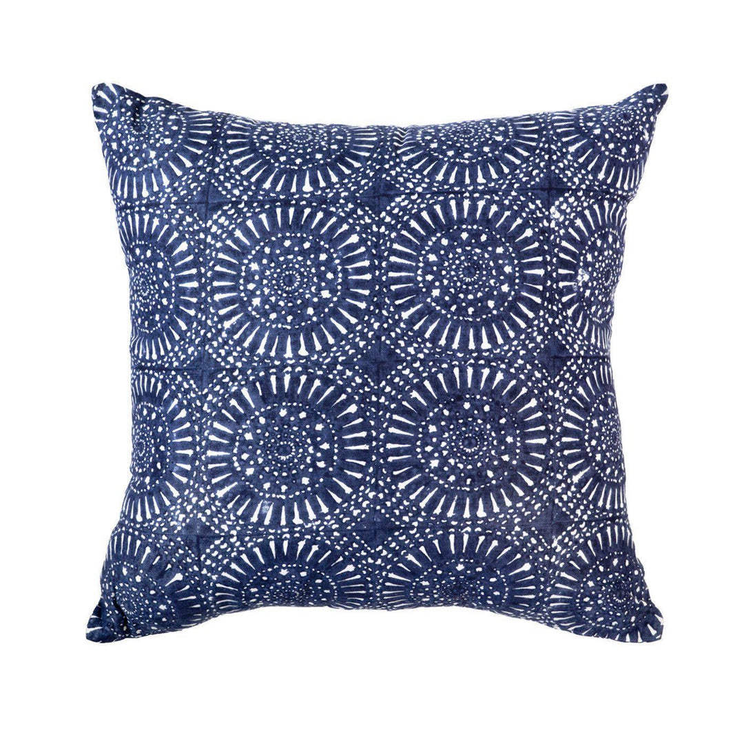 Sphere Print Navy Medium cushion 50x50cm - Magnolia Lane
