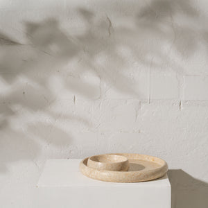 Natural stone dish for storing your jewellery by the bed at night or trinkets on a sideboard, Magnolia Lane, home decor