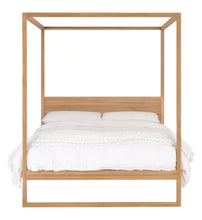 Load image into Gallery viewer, Strand Four Poster Bed in Natural Oak by Uniqwa Furniture, Magnolia Lane