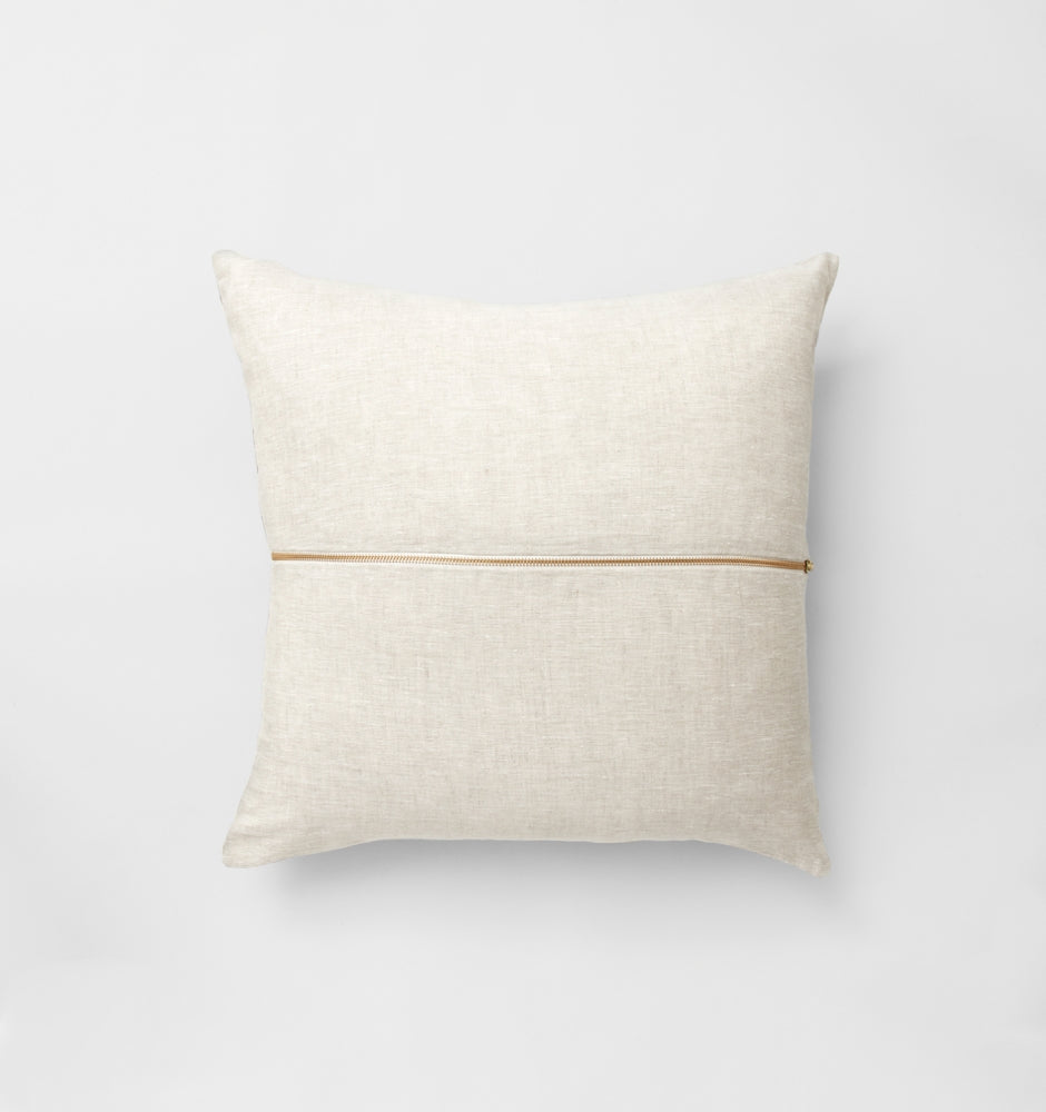 Stripe Fawn Square Cushion by Middle of Nowhere, Magnolia Lane