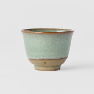 Teacup 8cm in a beautiful celadon green glaze, Magnolia Lane Japanese ceramic tableware 2