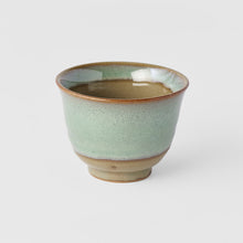 Load image into Gallery viewer, Teacup 8cm in a beautiful celadon green glaze, Magnolia Lane Japanese ceramic tableware