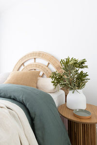 Bay Teak Bed Side Table, coastal style furniture, Magnolia Lane