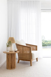 Bay Teak Side Table, coastal style furniture, Magnolia Lane