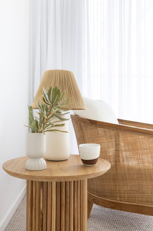 The Bay rattan and teak Arm Chair, Magnolia Lane coastal style furniture 9