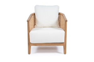 The Bay rattan and teak Arm Chair, Magnolia Lane coastal style furniture 1