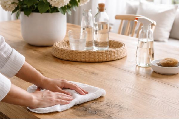 How to Remove Stains and Mould from Timber Furniture (Without Damaging the Finish)