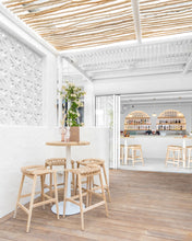 Load image into Gallery viewer, Brunswick Bar Table - Round + Elm Top by Uniqwa Furniture