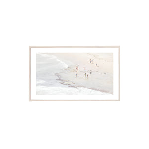 Seashore Coastal Landscape Framed Print – timeless ocean photography with 5.5cm white border, part of the Warranbrooke Collection, made to order in Melbourne