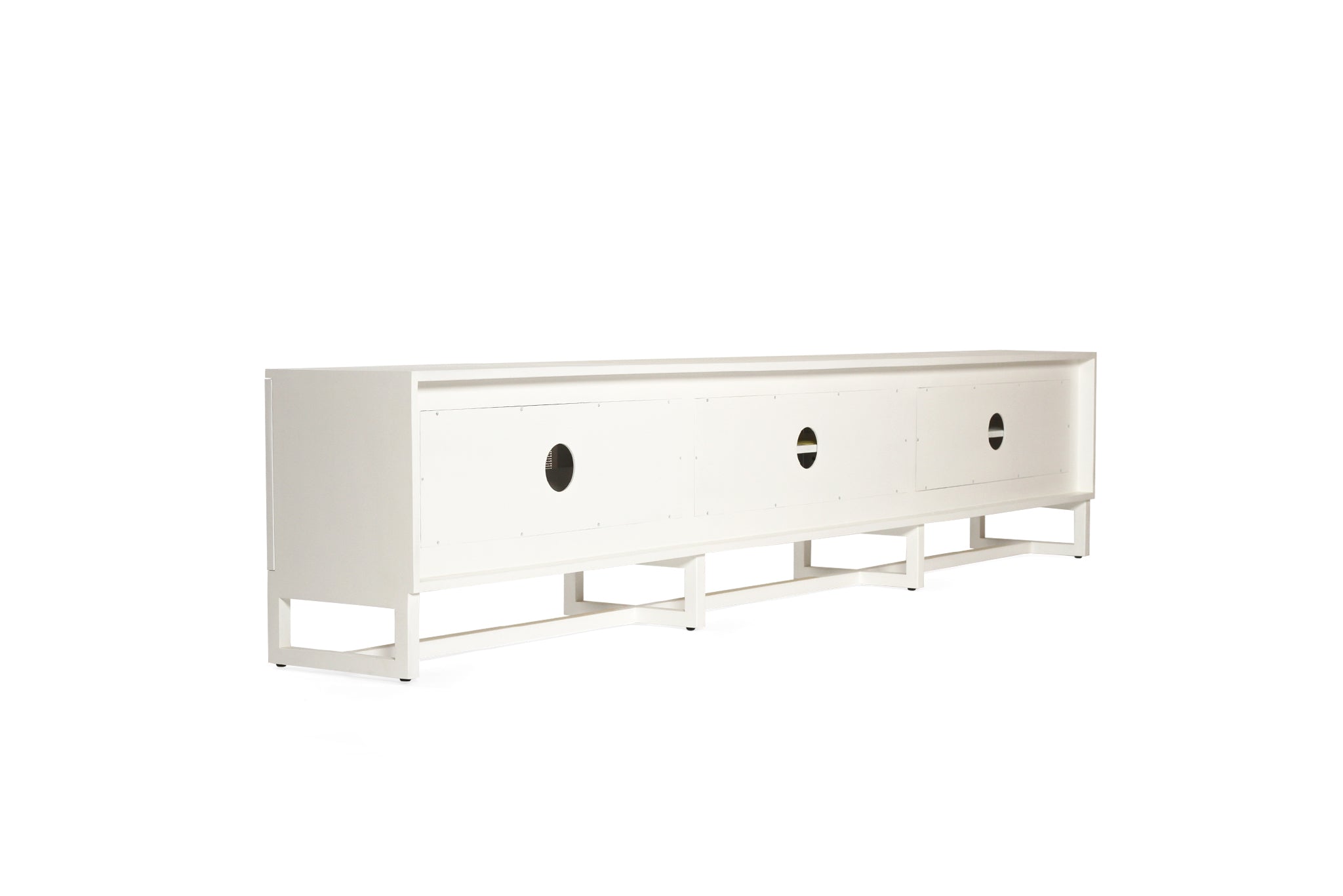 Beach House Six Door Entertainment Unit | White