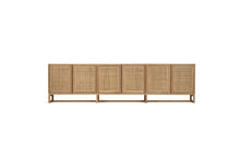 Load image into Gallery viewer, Beach House six door sideboard in Amercian Oak, Magnolia Lane