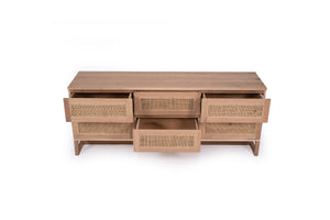 Beach House 6 Drawer Chest of Drawers in Amercian Oak, Magnolia Lane 5