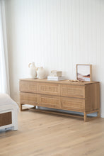 Load image into Gallery viewer, Beach House 6 Drawer Chest of Drawers in Amercian Oak, Magnolia Lane coastal bedroom