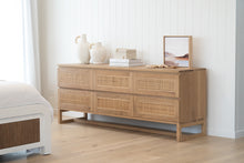 Load image into Gallery viewer, Beach House 6 Drawer Chest of Drawers in Amercian Oak, Magnolia Lane modern coastal