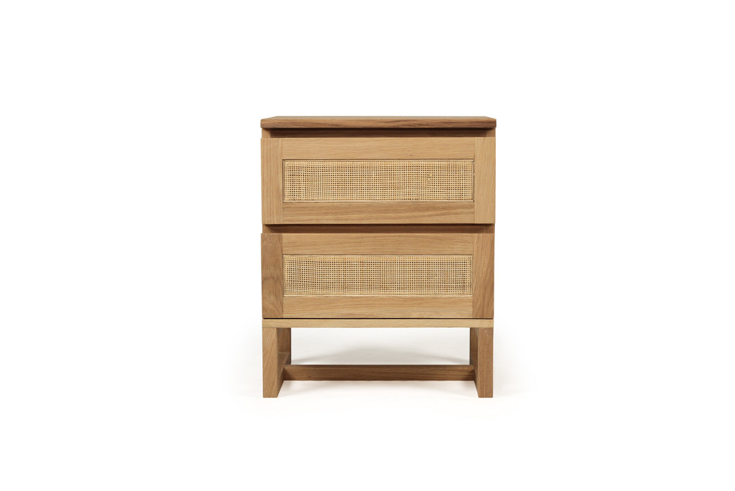 Beach House American Oak Bedside Table, Magnolia Lane