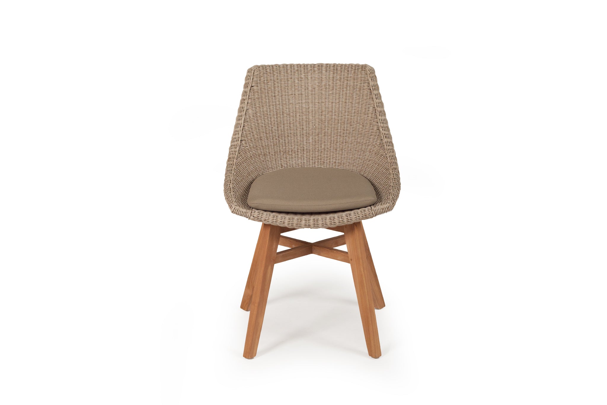 Beach House Outdoor Dining Chairs | Mushroom