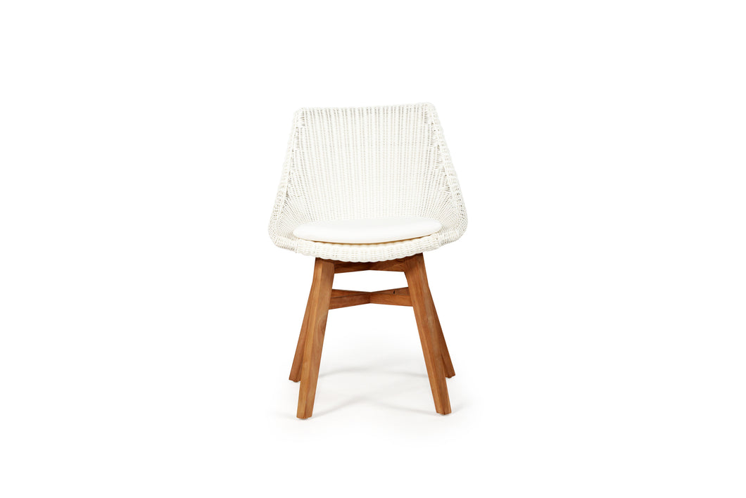 Beach House Outdoor Dining Chairs | White