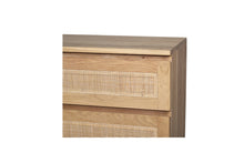 Load image into Gallery viewer, Beach House wide bedside table in Amercian Oak, Magnolia Lane 6