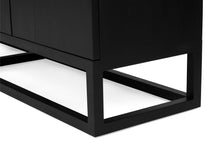 Load image into Gallery viewer, Sleek black Benji four door teak console, Mangolia Lane 8
