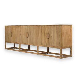 Benji six door teak sideboard for the modern home, Magnolia Lane 1