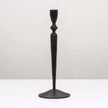 Load image into Gallery viewer, Black tapered candler holder, Magnolia Lane