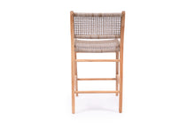 Load image into Gallery viewer, Bondi counter stool with washed grey synthetic cord, Magnolia Lane coastal furniture