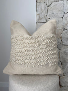 Beautiful Bubble Cushion, heavy weave indoor cushion, Magnolia Lane designer cushions