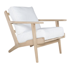 Camps Bay Armchair in White by Uniqwa for under cover outdoor or indoor, sold through Magnolia Lane